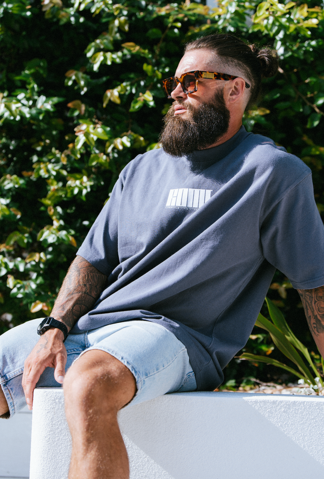 Empire Tee - Atlantic Blue / Chalk
