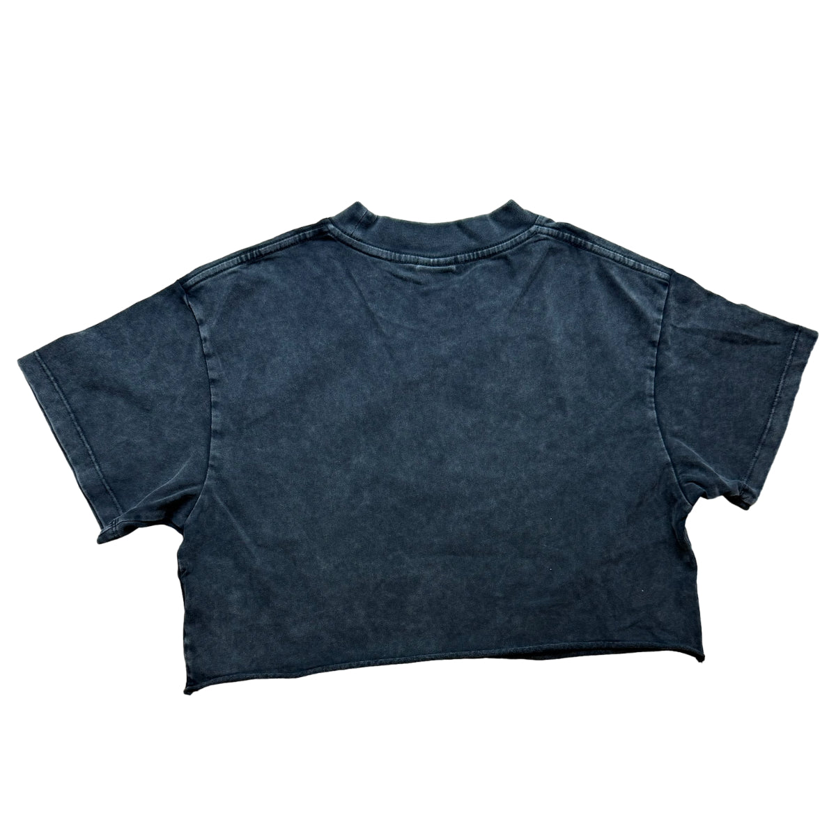 Capri Crop - Charcoal / White