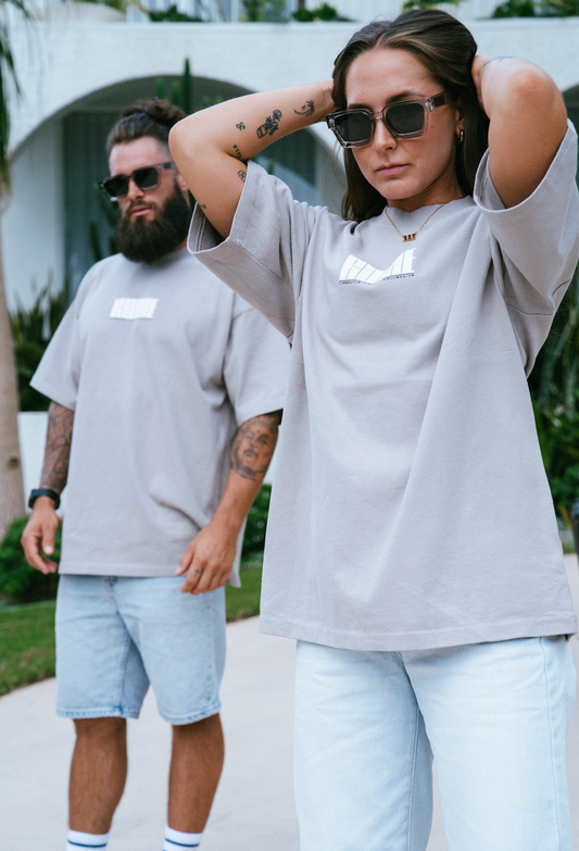 Empire Tee - Smoke / White