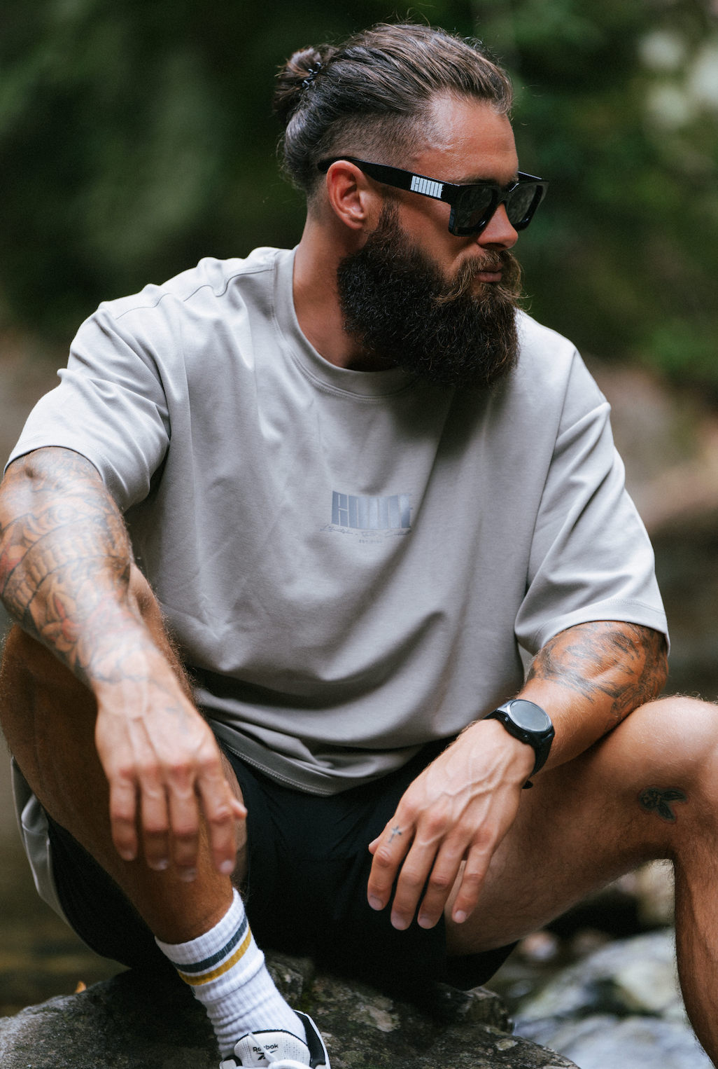 Royale Tee - Glacier White / Black