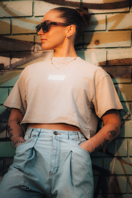 Capri Crop - Sand / Cream