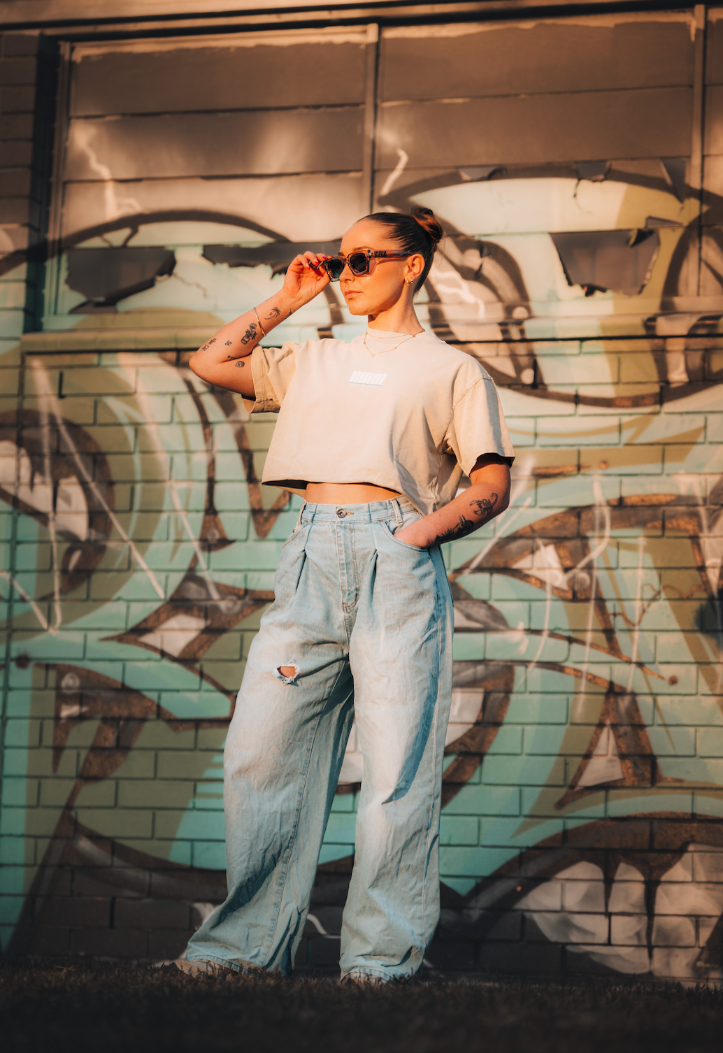 Capri Crop - Sand / Cream